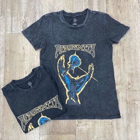 Aerosmith Vintage Wash Band Tee - Picture 1 of 2